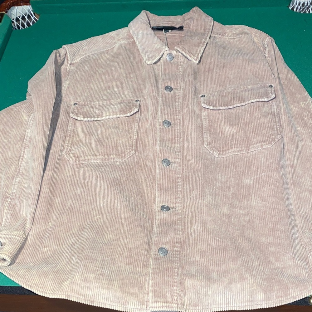 Kith Light Tan Corduroy Shirt Jacket